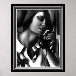 "The Telephone" Art Deco Print -Tamara de Lempicka