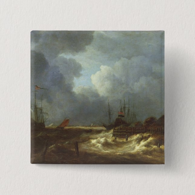 The Tempest Pinback Button (Front)