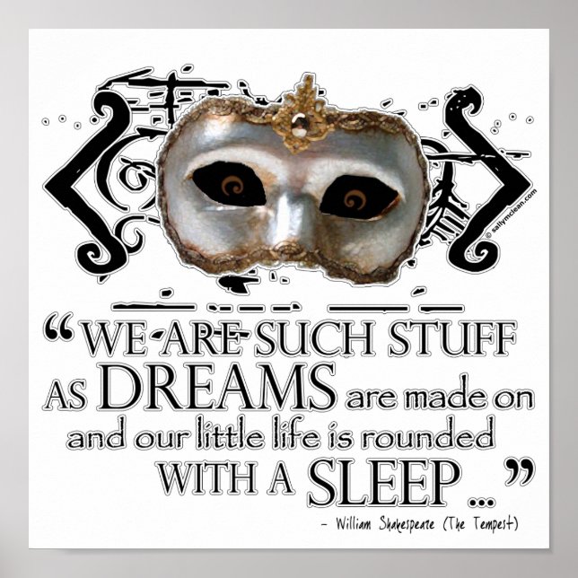 The Tempest Quote Poster (Front)