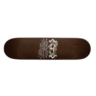 The Tempest Quote Skateboard Deck