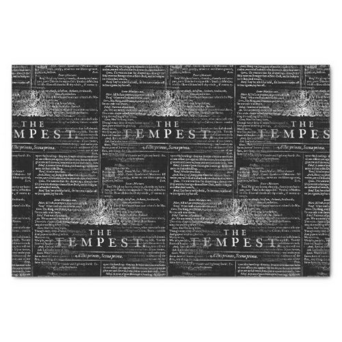 The Tempest Shakespeare Play Tissue Paper