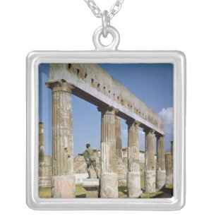 The Temple of Apollo Silver Plated Necklace