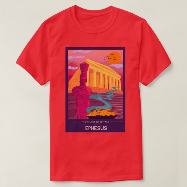 The Temple of Artemis at Ephesus T-Shirt (Design Front)