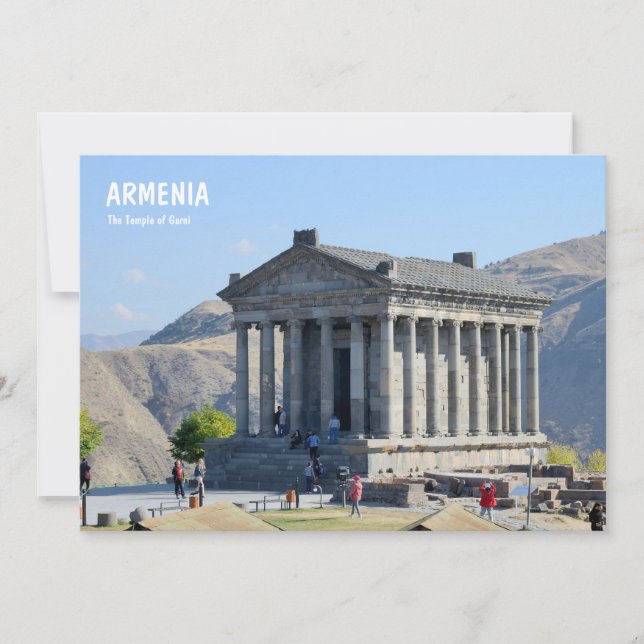 The Temple of Garni in Armenia (Front)