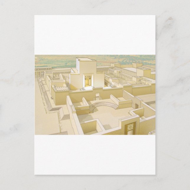 The Temple of Jerusalem Postcard (Front)