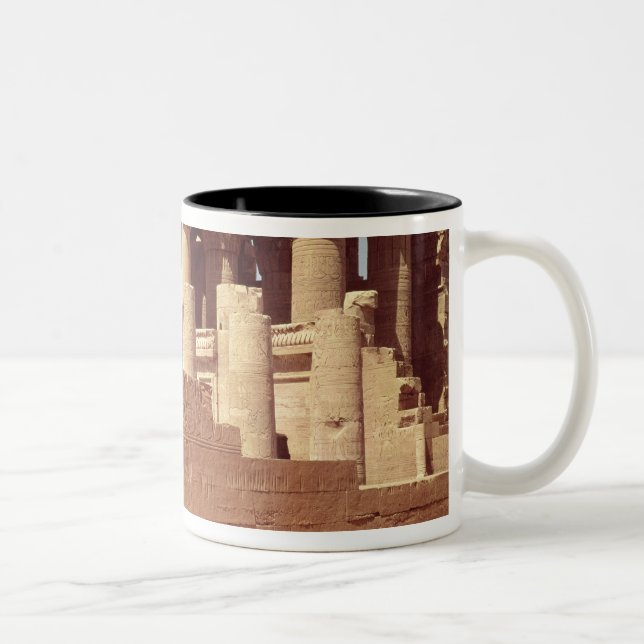 The Temple of Sobek and Haroeris Two-Tone Coffee Mug (Right)