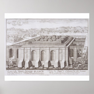 The Temple of Solomon, Jerusalem, from 'Entwurf ei Poster