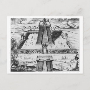 The Templo Mayor at Tenochtitlan Postcard