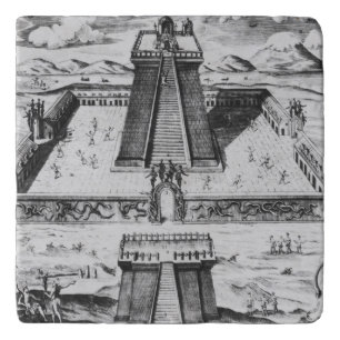 The Templo Mayor at Tenochtitlan Trivet