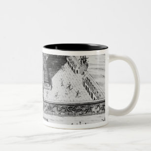 The Templo Mayor at Tenochtitlan Two-Tone Coffee Mug