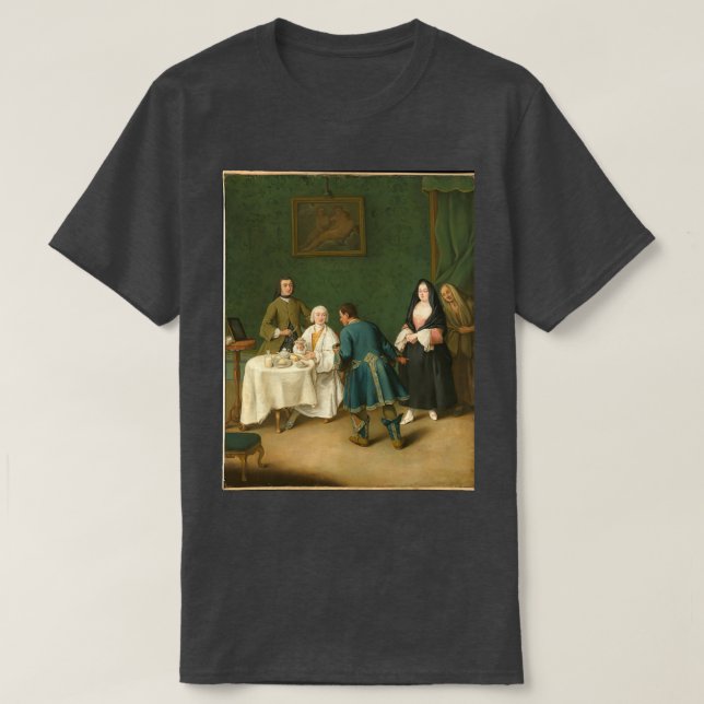 The Temptation 1746 by Pietro Longhi Pietro Falca T-Shirt (Design Front)
