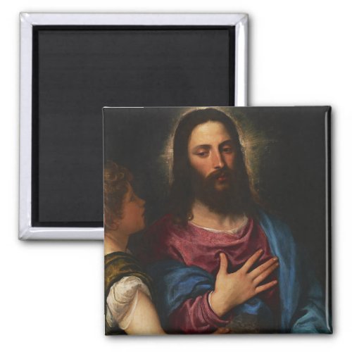 The Temptation of Christ Titian  Magnet