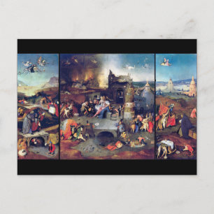The Temptation of Saint Anthony, Bosch Postcard