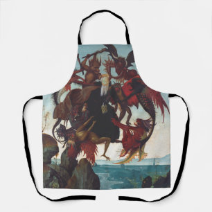 The Temptation of Saint Anthony by Michelangelo Apron