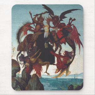 The Temptation of Saint Anthony by Michelangelo Mouse Pad