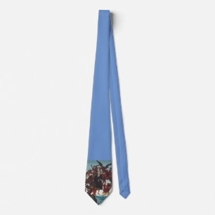 The Temptation of Saint Anthony by Michelangelo Neck Tie