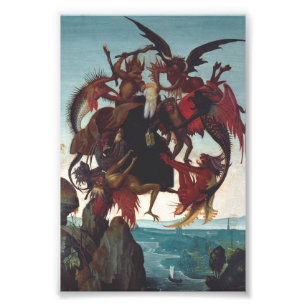The Temptation of Saint Anthony by Michelangelo Photo Print