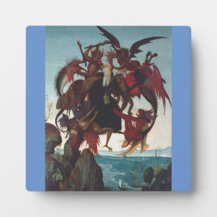 The Temptation of Saint Anthony by Michelangelo Plaque