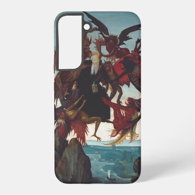 The Temptation of Saint Anthony by Michelangelo Samsung Galaxy Case (Back)