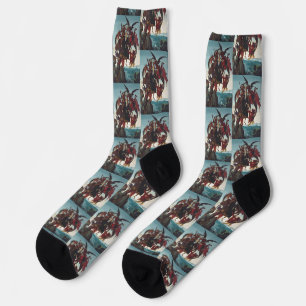The Temptation of Saint Anthony by Michelangelo Socks