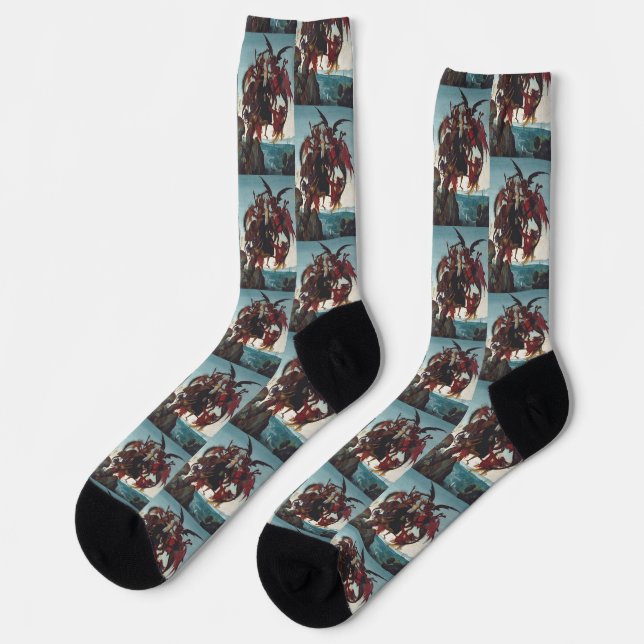 The Temptation of Saint Anthony by Michelangelo Socks (Left)
