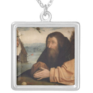 The Temptation of St. Anthony 2 Silver Plated Necklace