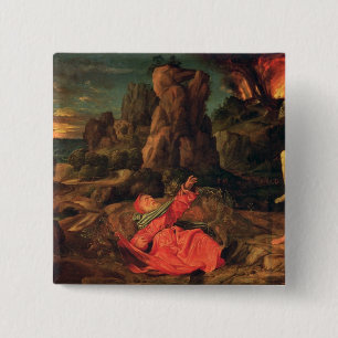 The Temptation of St. Anthony, c.1530 Pinback Button