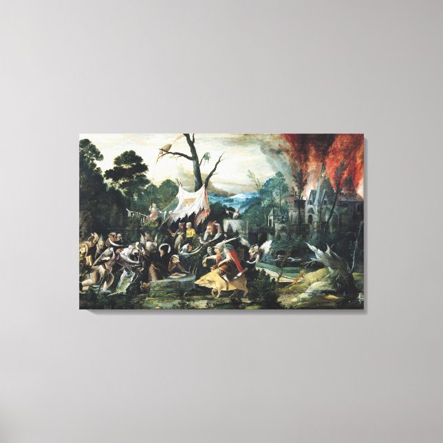 The Temptation of St. Anthony Canvas Print (Front)
