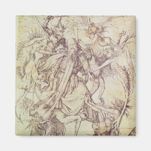 The Temptation of St. Anthony (engraving) Magnet