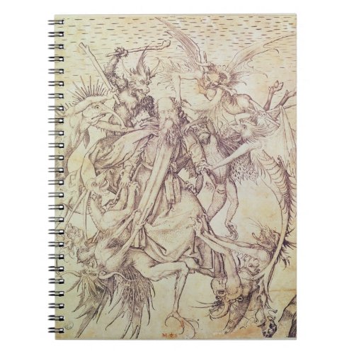 The Temptation of St Anthony engraving Notebook