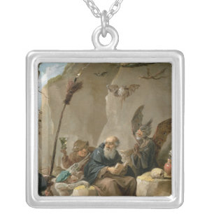 The Temptation of St. Anthony Silver Plated Necklace