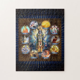 The Ten Avatars Of Vishnu - Puzzle Photocard