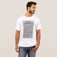 The Ten Commandments Bible Unisex