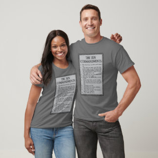 The Ten Commandments Bible Unisex T-Shirt