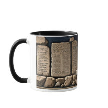 The Ten Commandments Coffee Mug