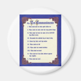 THE TEN COMMANDMENTS MAGNET