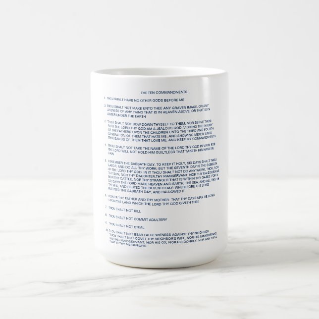 The Ten Commandments / Mug (Center)