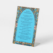 The Ten Commandments Tabletop