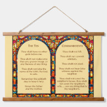 The Ten Commandments Tapestry