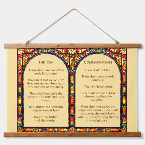 The Ten Commandments Tapestry