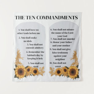 The Ten Commandments Tapestry