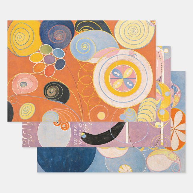 The Ten Largest by Hilma af Klint Wrapping Paper Sheets (Set)
