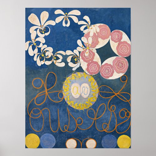 The Ten Largest Group IV No1 by Hilma af Klint Poster