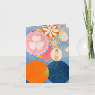 The Ten Largest, Group IV, No.2 by Hilma af Klint Letterpress Thank You Card