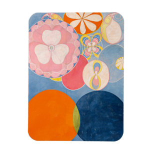 The Ten Largest, Group IV, No.2 by Hilma af Klint Magnet