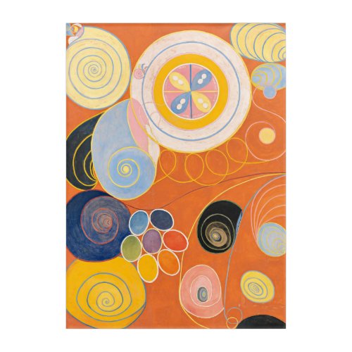 The Ten Largest Group IV No4 by Hilma af Klint Acrylic Print