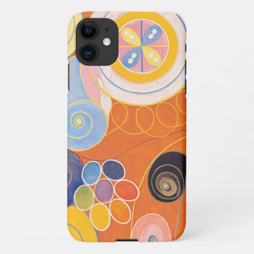 The Ten Largest Group IV No4 by Hilma af Klint iPhone 11 Case