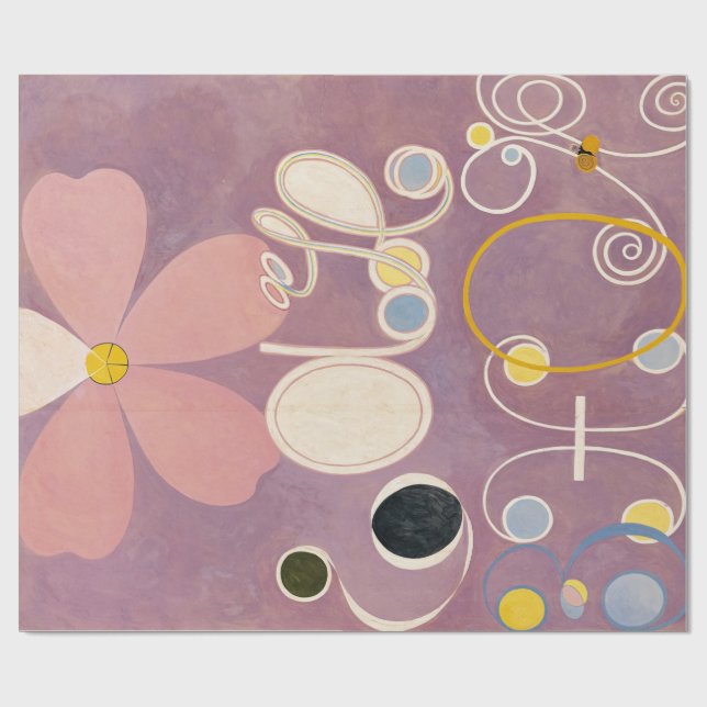 The Ten Largest, Group IV, No.5 by Hilma af Klint Wrapping Paper (Flat)