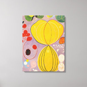 The Ten Largest, Group IV, No.7 by Hilma af Klint Canvas Print