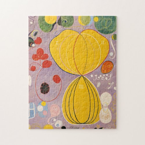 The Ten Largest Group IV No7 by Hilma af Klint Jigsaw Puzzle